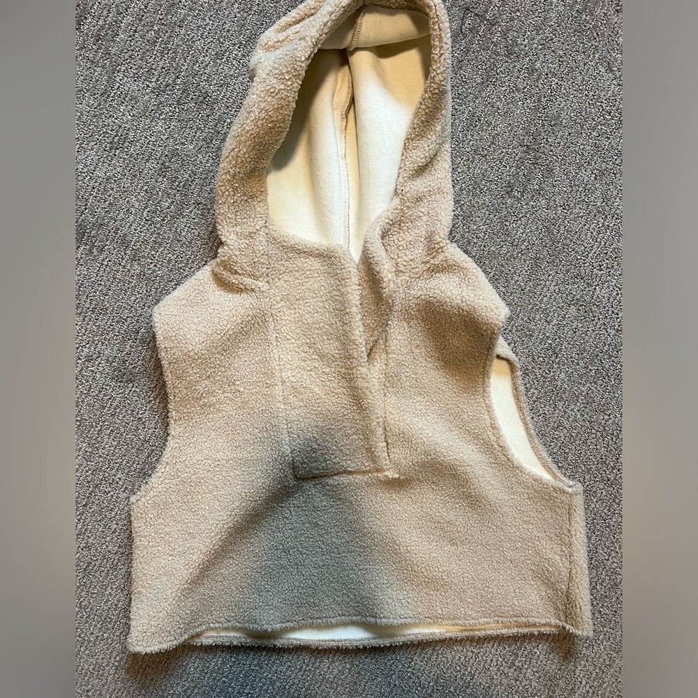 anthropologie sherpa vest